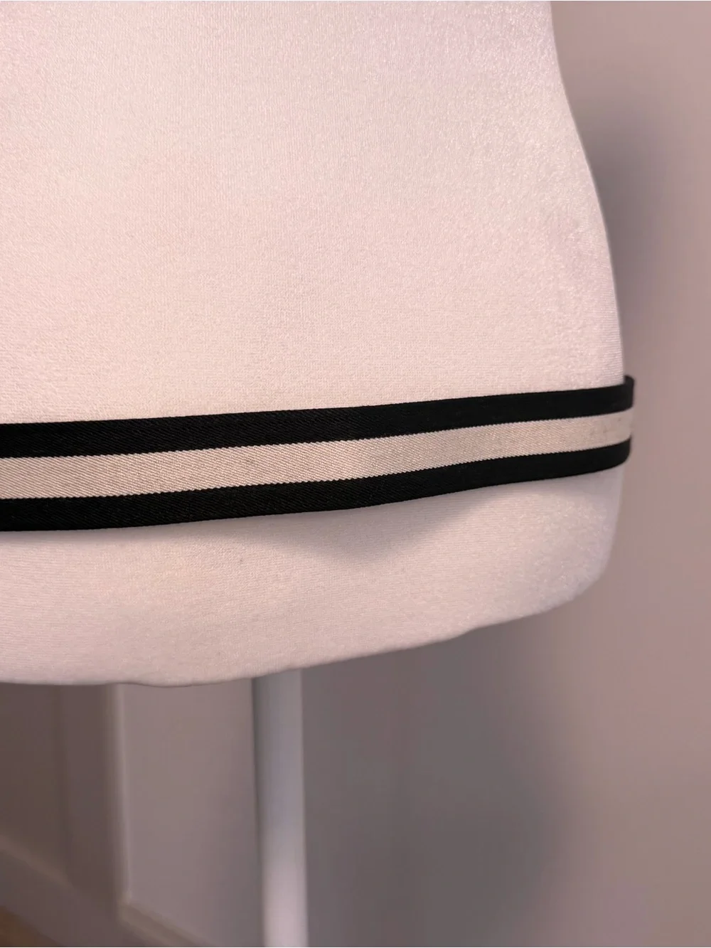 Gucci Black Ivory Canvas Web Belt Gold Tone Square Buckle Size 90 36 Vintage
